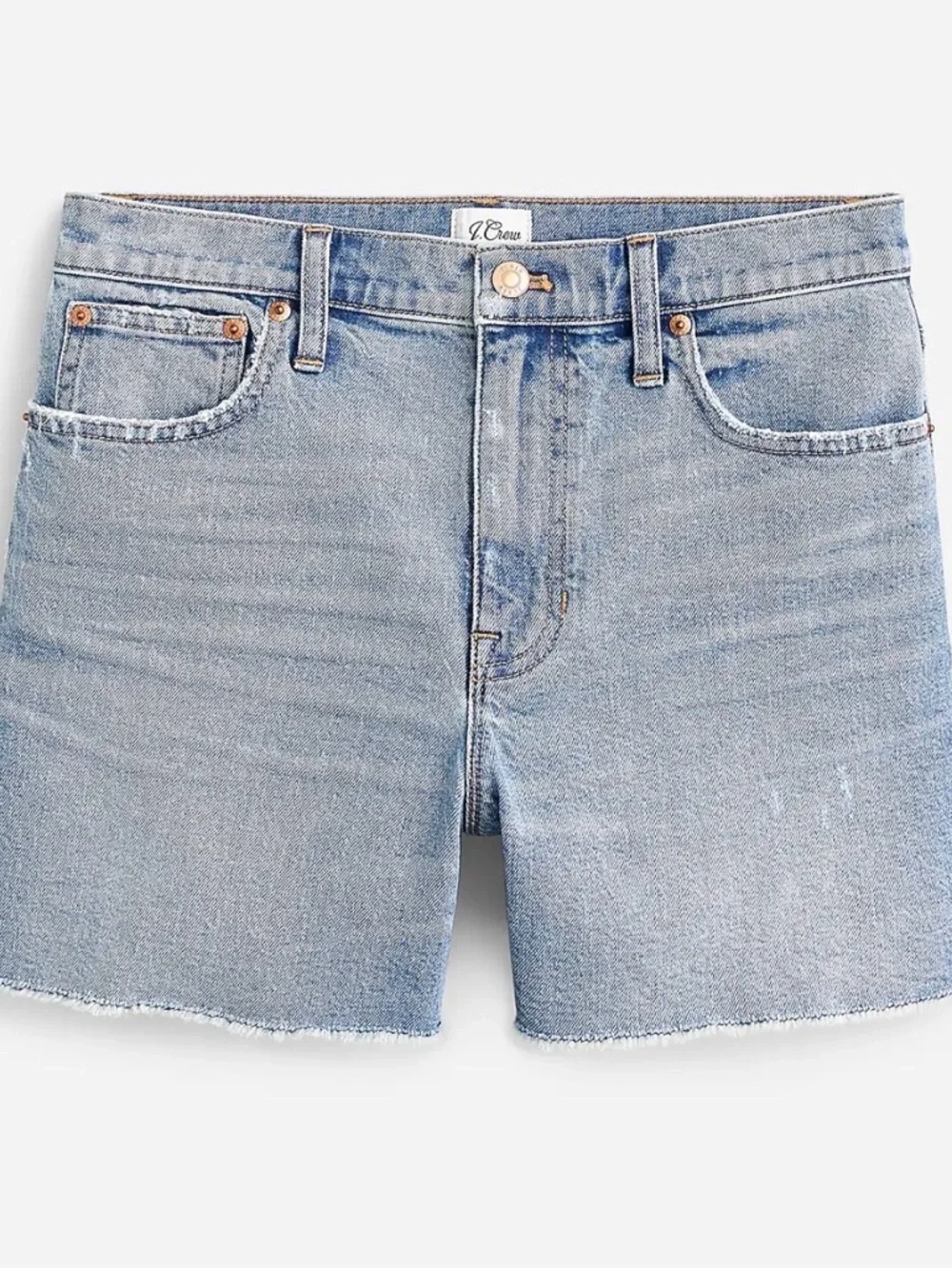 J. Crew High Rise Denim Short in Tea Time Wash Sz 28 Style #AV425